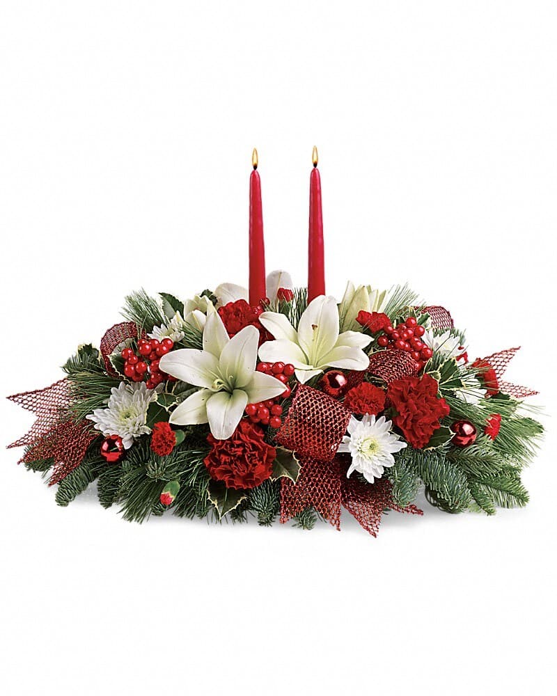 Yuletide Magic Centerpiece Specialty Arrangement
