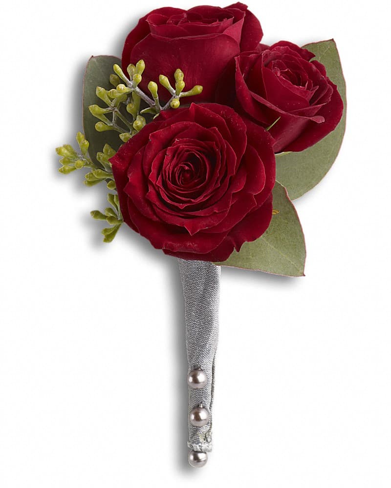 Kings Red Rose Boutonniere